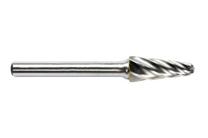 Pilnik obrotowy stożkowy z czołem kulistym KEL, frez do aluminium i tworzyw sztucznych VHM - 16 x 33 mm Standard Line - L163306-ALU