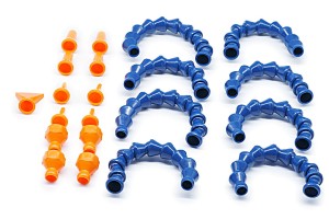 Wąż 1/4" długi z wymiennymi końcówkami, system 1/4" - LOC-LINE (40452)