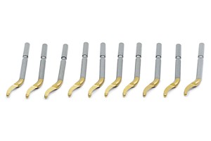 Ostrze S101 TiN do gratowania krawędzi we wszystkich materiałach (10 szt. w opakowaniu) - NOGA (BK1012)