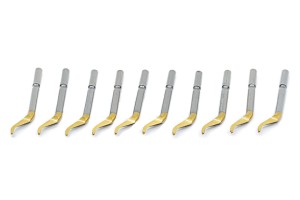 Ostrze S150 TiN do gratowania krawędzi prostych i zakrzywionych (10 szt. w opakowaniu) - NOGA (BK3112)