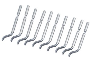 Ostrze S20 Carbide do gratowania krawędzi w materiałach hartowanych i plastiku (10 szt. w opakowaniu) - NOGA (BS2015)