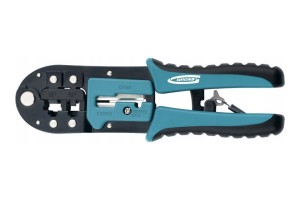 Szczypce zaciskowe do wtyczek RJ45 | stal SK5 | długość 290 mm - GROSS (17719)