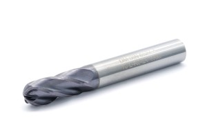 Frez 4-ostrzowy kulisty R5 pełnowęglikowy , długi  DIN6527-L , VHM AlTiN - 10 mm DARMET