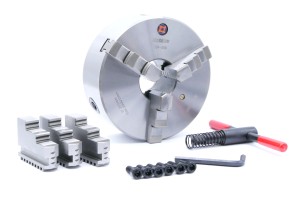 Uchwyt tokarski 200 mm samocentrujący spiralny | żeliwny | 3 - szczękowy | DIN 6350 - DARMET