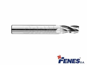 Frez 2-ostrzowy do obróbki metali lekkich i tworzyw sztucznych, długi DIN6527-LW, VHM - 6MM - FENES