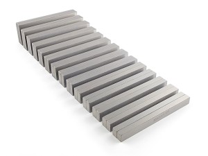 Bloczki równoległościenne | podkładki frezarskie 150 x 10 mm | zestaw 14 par |  PF 150/10 - 14/50x14 PB150-1