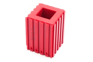 Stojak na noże tokarskie plastikowy |  25 mm x 25 mm | kolor czerwony (2311)