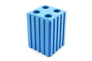 Stojak na oprawki ze stożkiem Morse MK1 kolor niebieski (2305) 50x50mm