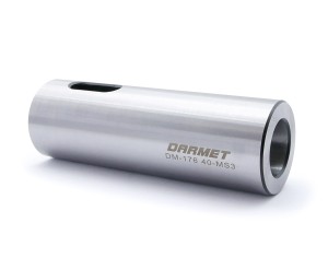 Tuleja redukcyjna cylindryczna D40 / MK3 Morse | długość 121 mm - Darmet (DM-176)