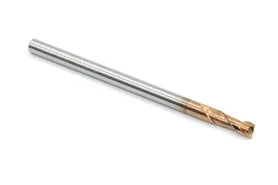 Frez 2-ostrzowy 3 mm | uniwersalny do 55 HRC | powłoka TiSiN | seria Gold | pełnowęglikowy VHM - DARMET 203085003G