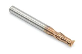 Frez 2-ostrzowy 5 mm | uniwersalny do 55 HRC | powłoka TiSiN | seria Gold | pełnowęglikowy VHM - DARMET 205135005G