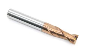 Frez 2-ostrzowy 10 mm | uniwersalny do 55 HRC | powłoka TiSiN | seria Gold | pełnowęglikowy VHM - DARMET 210257510G