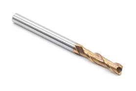 Frez 2-ostrzowy 8 mm | uniwersalny do 55 HRC | powłoka TiSiN | seria Gold | pełnowęglikowy VHM - DARMET 2082510008G