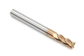 Frez 4-ostrzowy 5 mm | uniwersalny do 55 HRC | powłoka TiSiN | seria Gold | pełnowęglikowy VHM - DARMET 40513505G