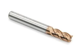 Frez 4-ostrzowy 6 mm | uniwersalny do 55 HRC | powłoka TiSiN | seria Gold | pełnowęglikowy VHM - DARMET 40616506G