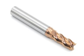 Frez 4-ostrzowy 7 mm | uniwersalny do 55 HRC | powłoka TiSiN | seria Gold | pełnowęglikowy VHM - DARMET 40720608G