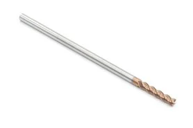 Frez 4-ostrzowy 4 mm | uniwersalny do 55 HRC | powłoka TiSiN | seria Gold | pełnowęglikowy VHM - DARMET 404157504G