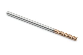 Frez 4-ostrzowy 5 mm | uniwersalny do 55 HRC | powłoka TiSiN | seria Gold | pełnowęglikowy VHM - DARMET 405207505G