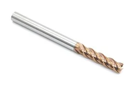 Frez 4-ostrzowy 8 mm | uniwersalny do 55 HRC | powłoka TiSiN | seria Gold | pełnowęglikowy VHM - DARMET 4082510008G