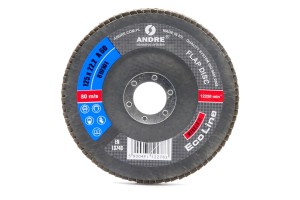 Ściernica lamelkowa ECO-LINE, wersja II - 125 x 22,2 mm - ANDRE (810101)