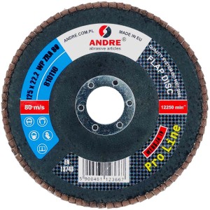 Ściernica lamelkowa PRO-LINE, wersja IV - 127MM x 22,2MM - ANDRE (810110)