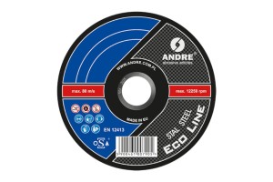 Ściernica płaska do przecinania ECO-LINE, typ 41 - 180MM x 1,8MM x 22,2MM - ANDRE (010172)