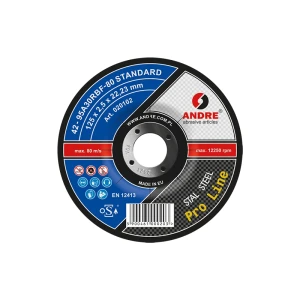 Ściernica z obniżonym środkiem do przecinania PRO-LINE, wersja STANDARD, typ 42 - 150MM x 3MM x 22,2MM 95A 24R - ANDRE (020120)
