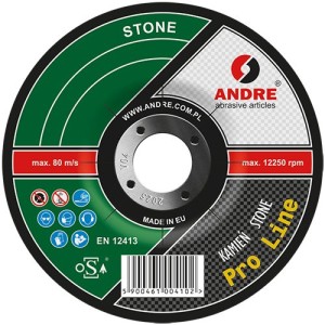 Ściernica z obniżonym środkiem do przecinania PRO-LINE, wersja STONE, typ 42 - 230MM x 3MM x 22,2MM 98C 24R - ANDRE (020161)