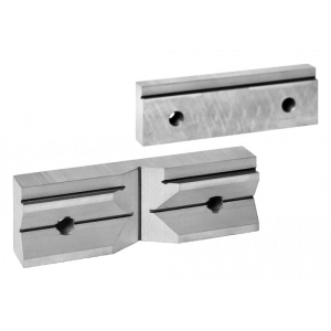 Szczęki do imadła 200 mm maszynowego pryzmowe typ WSG 6517 6518 - 2 szt. - BISON-BIAL 398263390400