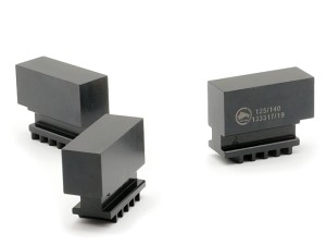 Szczęki jednolite miękkie 125 mm SJM | Komplet 3 szt. | do uchwytów 32**, 35**, 3-szczękowych - BISON-BIAL (398536020000)