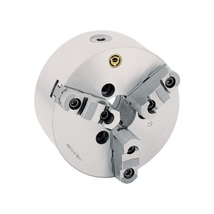 Uchwyt tokarski samocentrujący spiralny, stalowy, 3 - szczękowy: 160 MM (DIN 55029), premium - BISON BIAL (3545-160-4-P)
