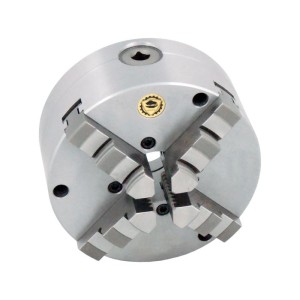 Uchwyt tokarski samocentrujący spiralny, stalowy, 4 - szczękowy: 160 MM (DIN 6350) - BISON BIAL (3774-160)