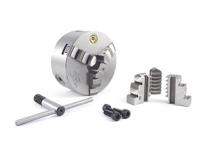 Uchwyt tokarski samocentrujący spiralny, żeliwny, 3 - szczękowy: 125MM (DIN 6350) - BISON BIAL (3204-125)