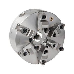 Uchwyt tokarski samocentrujący spiralny, żeliwny, 6 - szczękowy: 315 MM (DIN 6350) - BISON BIAL (3805-315)