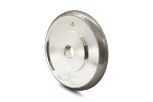 Ściernica profilowa borazonowa CBN do ostrzenia pił taśmowych | 203,2 x 22,23 mm | E25,5 | H32 | B126 | profil 9/29 - ANDRE 863016