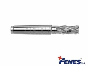 Frez 4-ostrzowy trzpieniowy, krótki walcowo-czołowy do obróbki zgrubnej z chwytem stożkowym Morse'a DIN845-B K-M-NR, HSS-E - 11MM - FENES