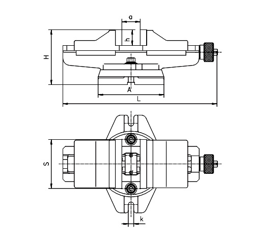 Imadlo 6531- rysunek techniczny.