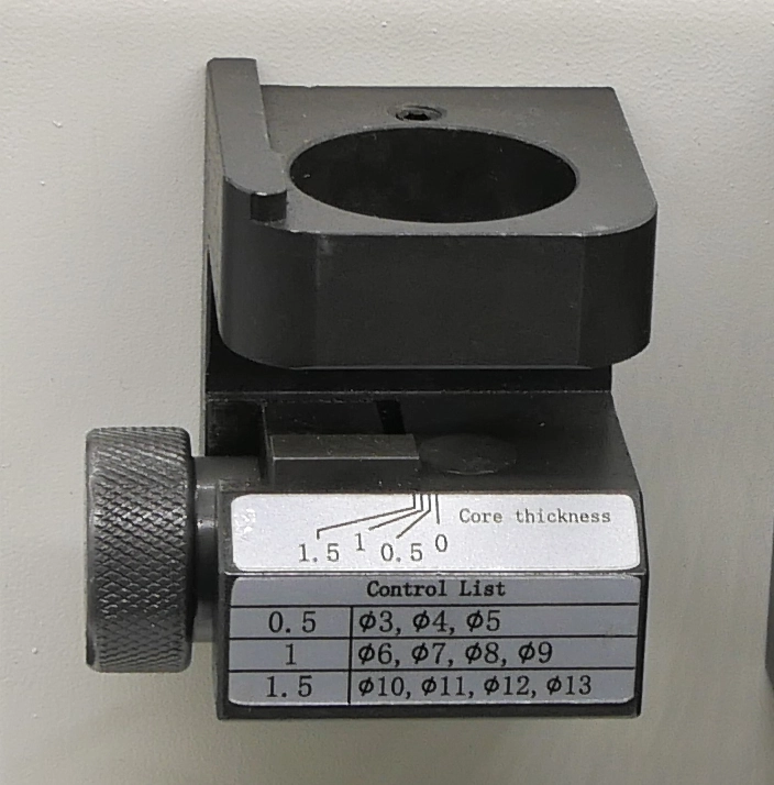 Kontrola ścinu wierteł 3–13 mm