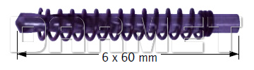Wiertło prowadzące 6MM x 60MM - KARNASCH (20.1440)