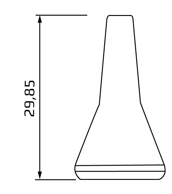 dysza okragla o srednicy 1/16 system 1/4