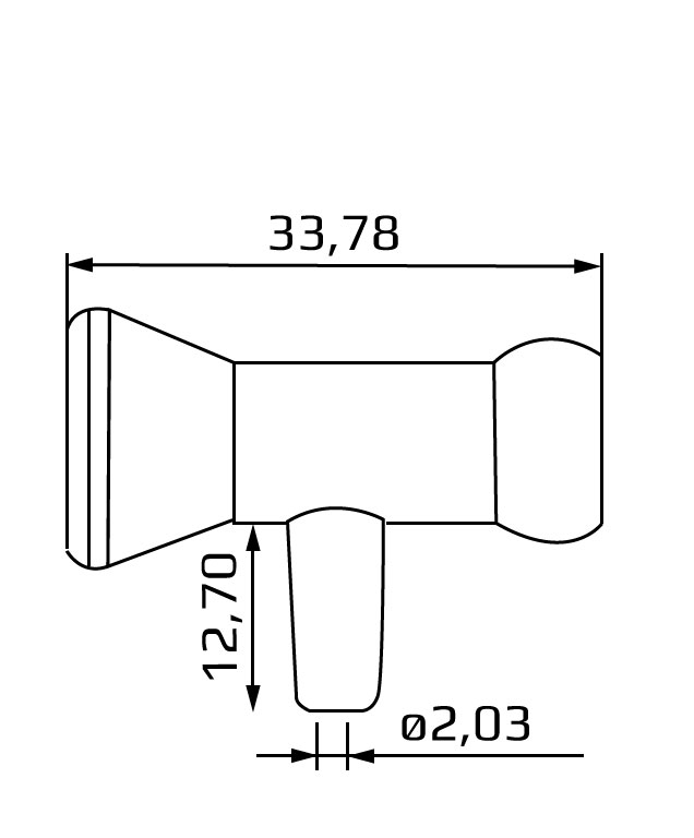 dysza boczna system 1/4