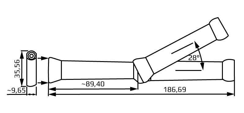 segment przedluzony, system 1/2