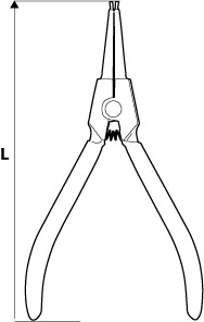 rysunek techniczny szczypce