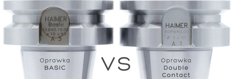 Porównanie oprawki standardowej z oprawką z podwójnym kontaktem (DUAL CONTACT)