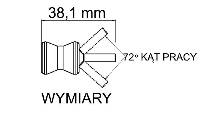 Specyfikacja techniczna dyszy kąt 72 stopnie