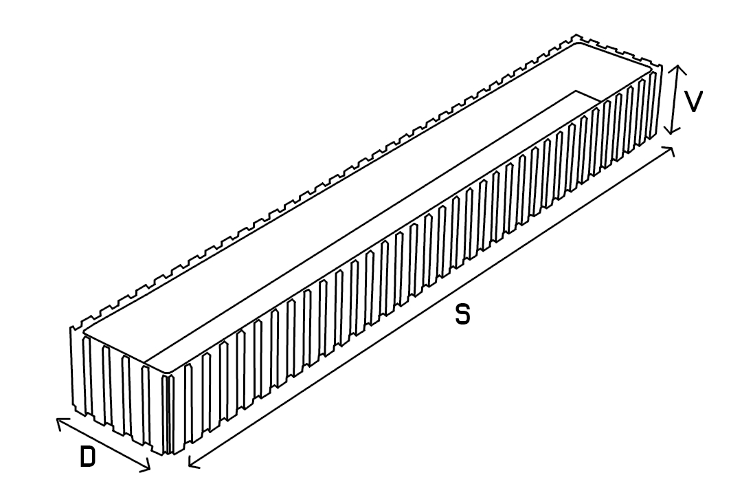 pojemnik wymiary-rysunek