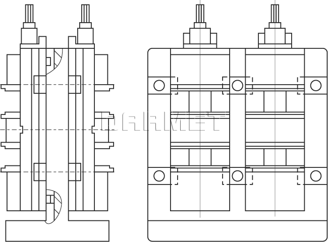 Imadło maszynowe 200mm - FPQ200/190