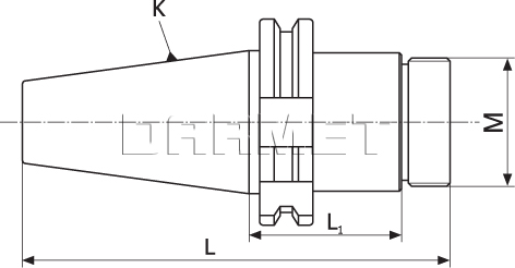 Chwyt do głowicy wytaczarskiej DIN (DIN69871)