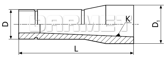 Tulejka redukcyjna zaciskowa 5C / MK4 Morse - Darmet