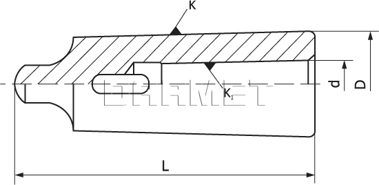 Tuleja redukcyjna zmniejszająca MS2/MS1 (DM-170)